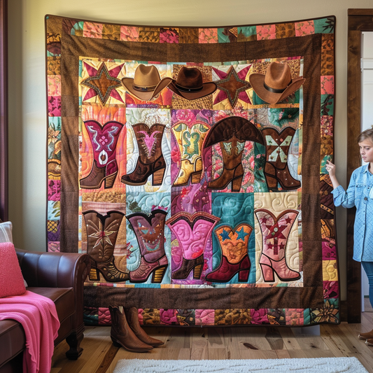 Rodeo Queen Quilted Blanket