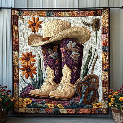 Rodeo Ready Quilted Blanket