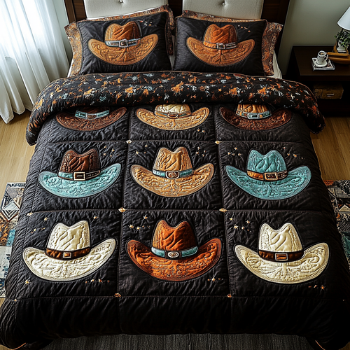 Rodeo Roundup 3-Piece Quilted Bedding Set