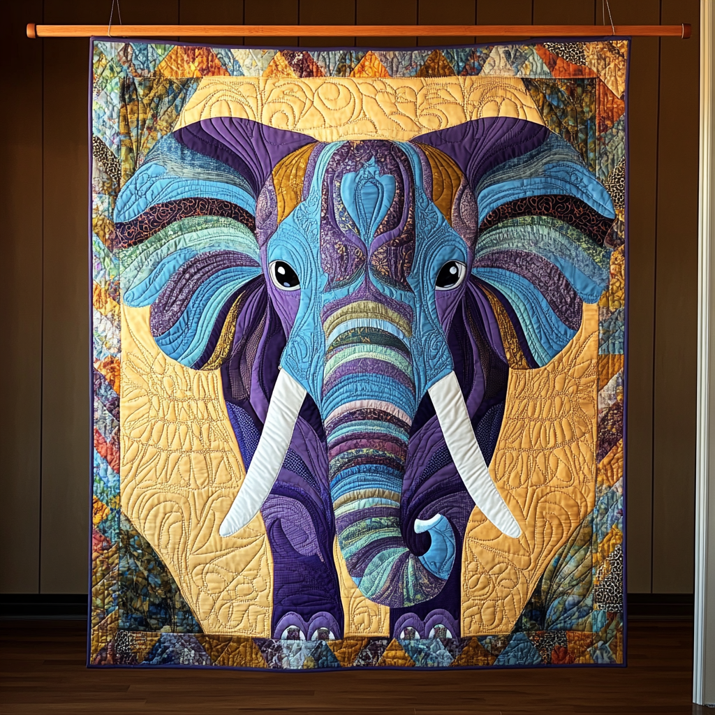 Royal Tusk Quilted Blanket