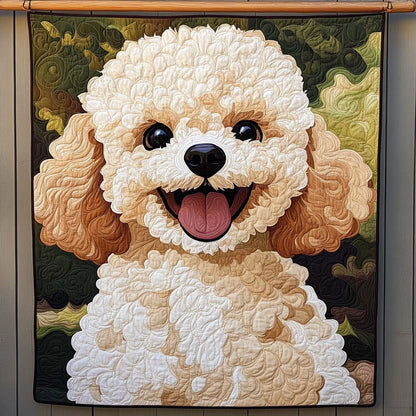Royal Curls Quilted Blanket
