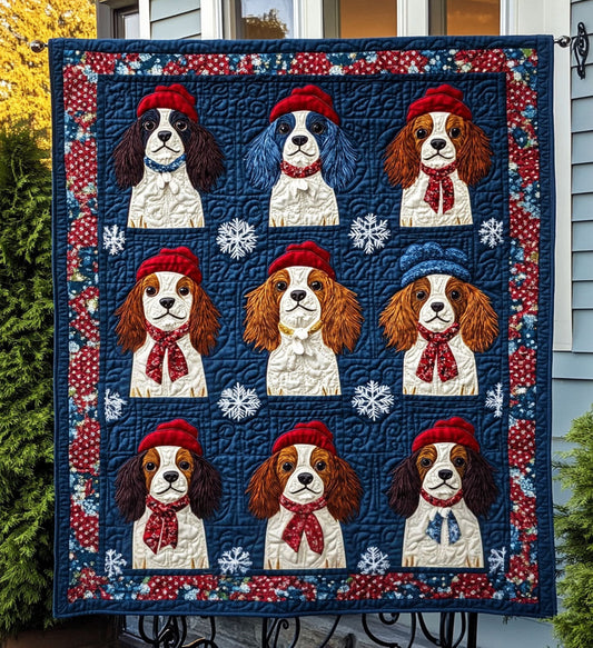Royal Paws Retreat Quilted Blanket