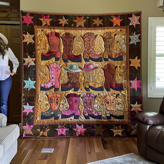 Rustic Rancher Quilted Blanket