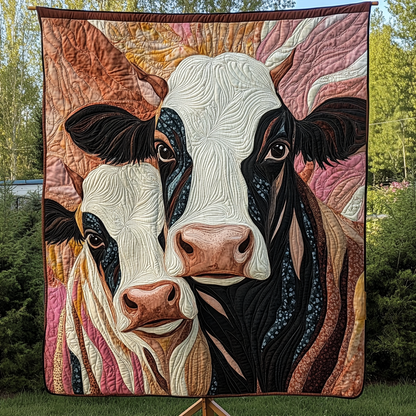 Rustic Bloom Quilted Blanket