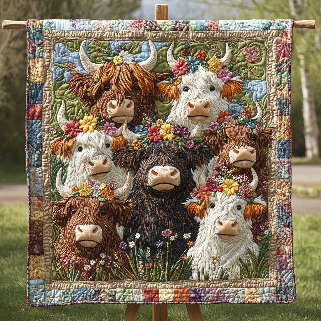 Rustic Charm Quilted Blanket