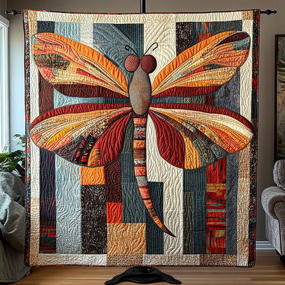 Rustic Flutter Quilted Blanket