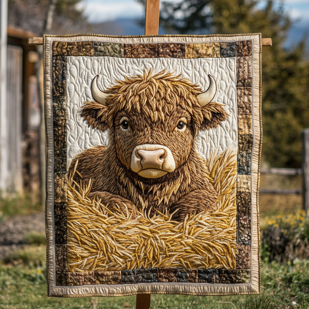 Rustic Grace Quilted Blanket