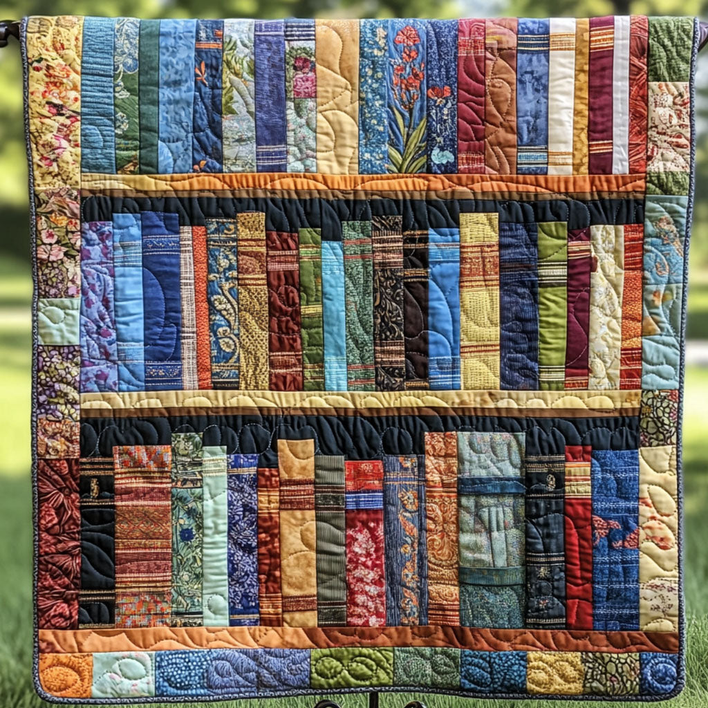 Rustic Harmony Quilted Blanket