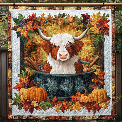 Rustic Harvest Quilted Blanket