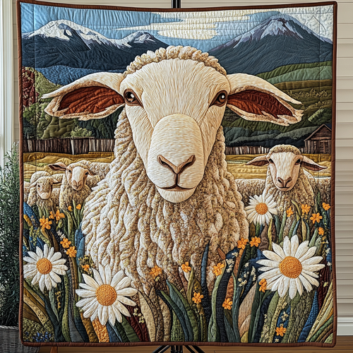 Rustic Herd Quilted Blanket