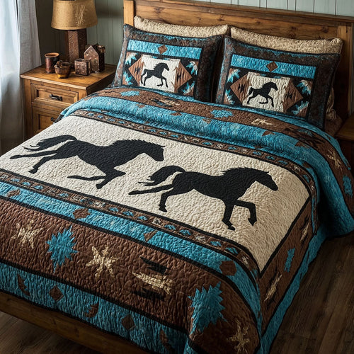 Rustic Plains 3-Piece Quilted Bedding Set