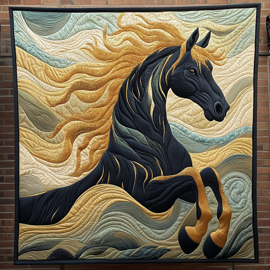 Rustic Rodeo Charm Quilted Blanket