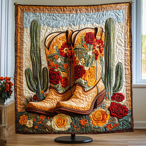 Rustic Rodeo Quilted Blanket