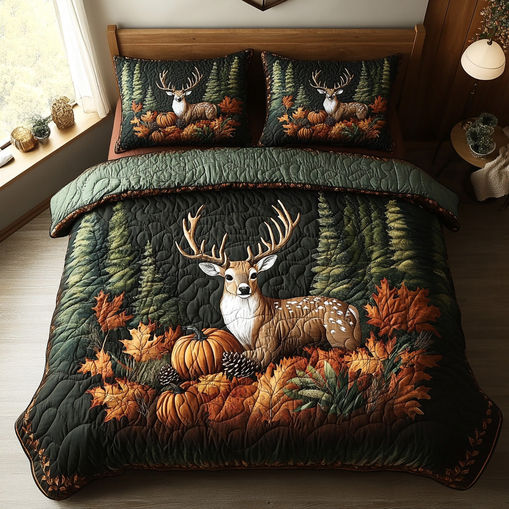Rustic Trails 3-Piece Quilted Bedding Set