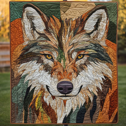 Rustic Wilderness Quilted Blanket