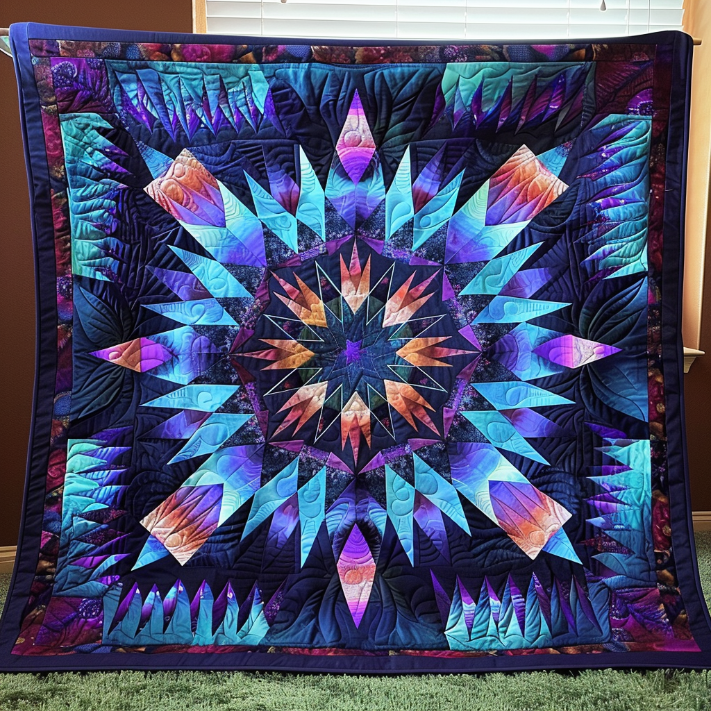 Sacred Sky Quilted Blanket
