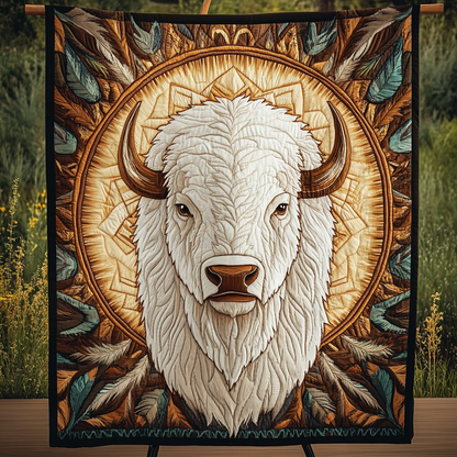 Sacred Herd Quilted Blanket