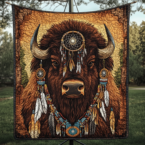 Sacred Hoof Quilted Blanket