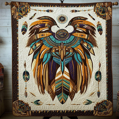 Sacred Patterns Quilted Blanket