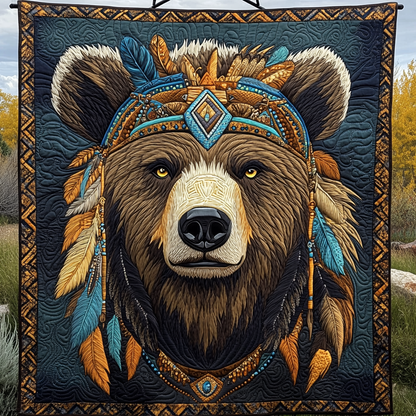 Sacred Paw Quilted Blanket