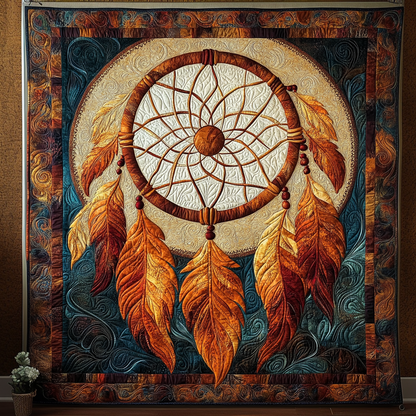 Sacred Web Quilted Blanket