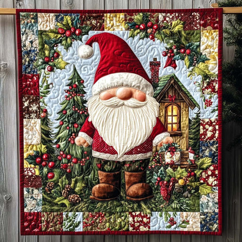 Santa Warmth Quilted Blanket