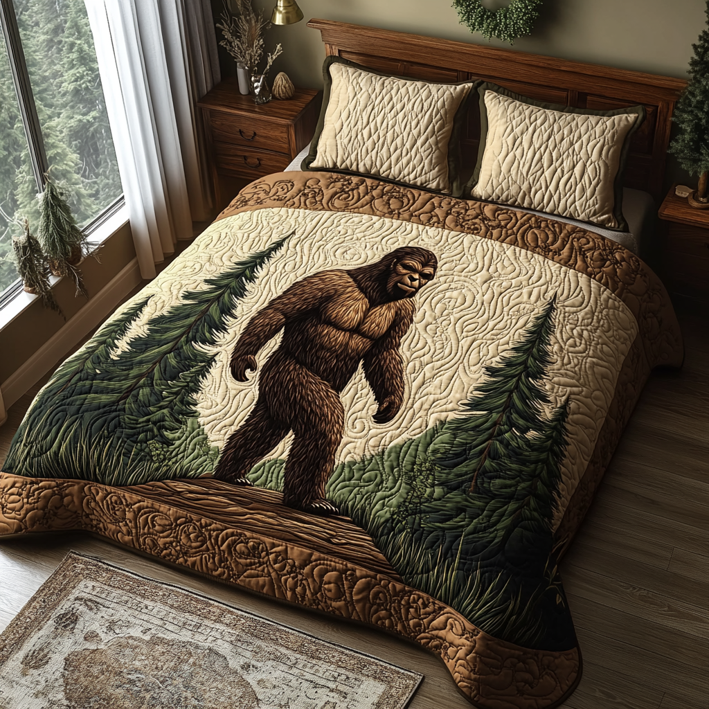 Sasquatch Grove 3-Piece Quilted Bedding Set