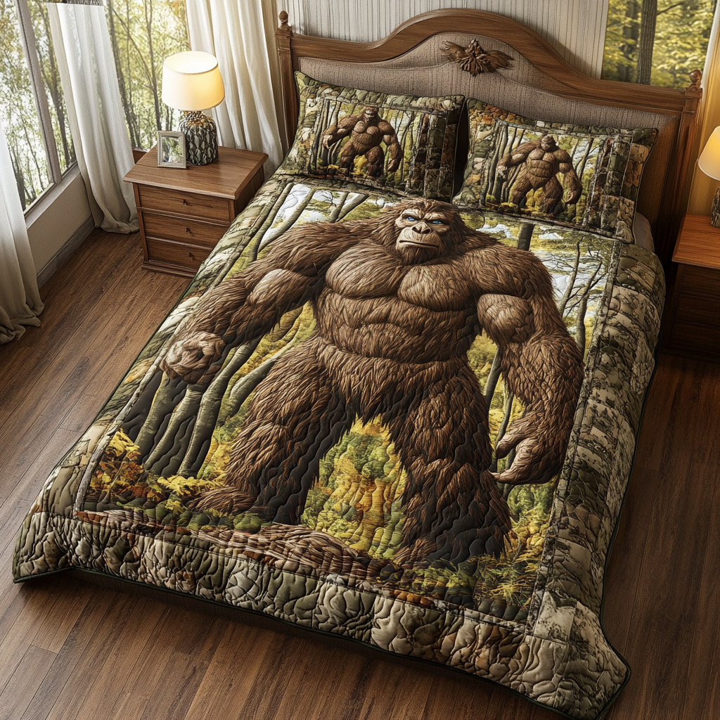 Sasquatch Prime Woods 3-Piece Quilted Bedding Set