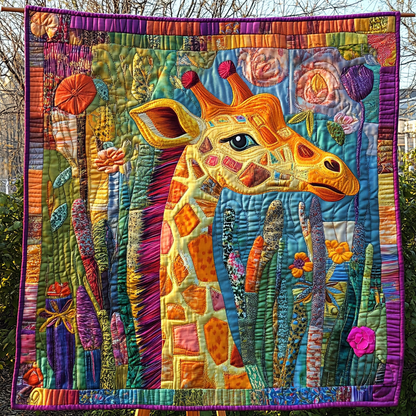 Savanna Stroll Quilted Blanket