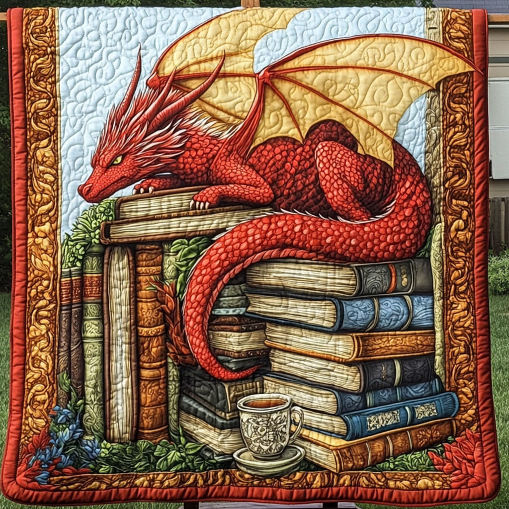Scarlet Brew Keeper Quilted Blanket