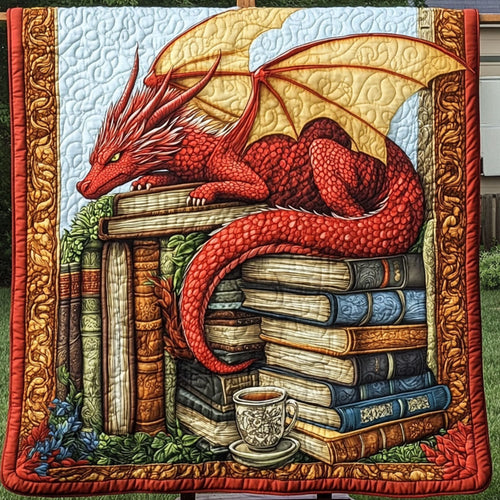 Scarlet Brew Keeper Quilted Blanket