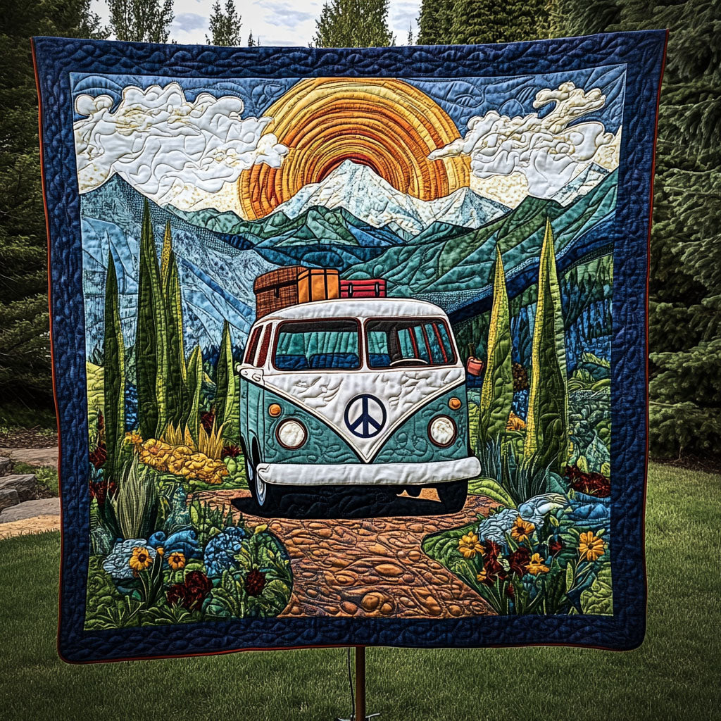 Scenic Route Bliss Quilted Blanket