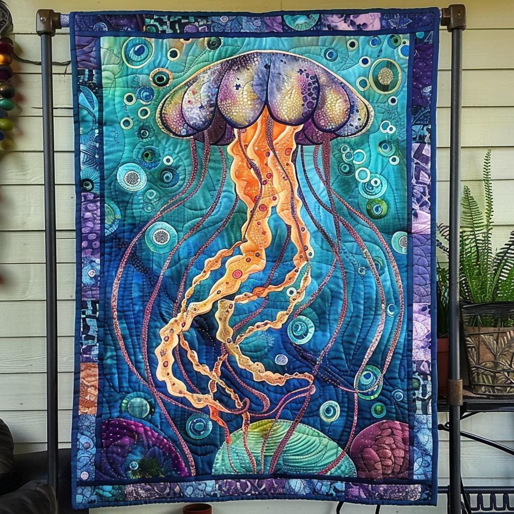 Sea Serenade Quilted Blanket