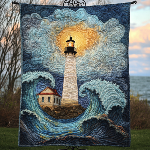 Sea Breeze Beacon Quilted Blanket