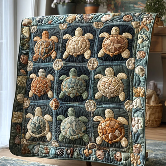 Sea Breeze Spirit Quilted Blanket