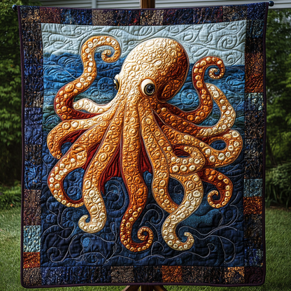 Sea Whisperer Quilted Blanket