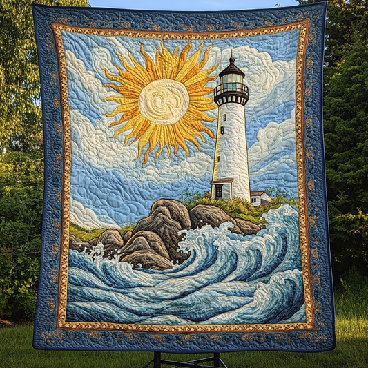Seafarer Guide Quilted Blanket