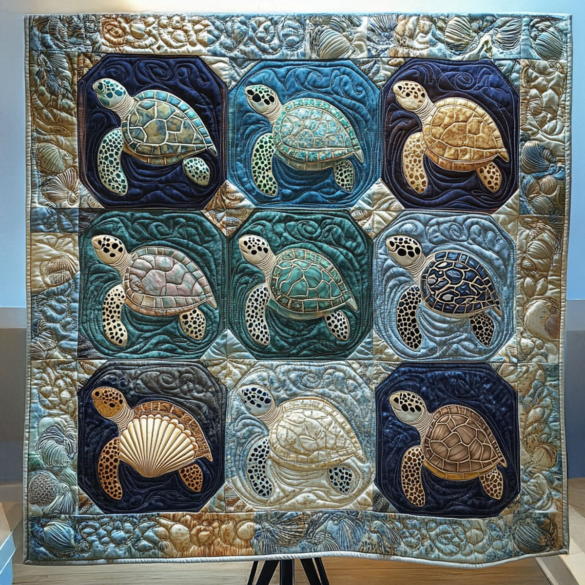 Seafoam Dreamer Quilted Blanket