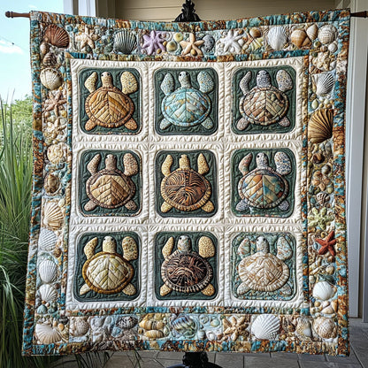 Seagrass Spirit Quilted Blanket