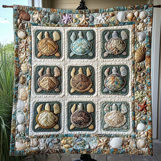 Seagrass Spirit Quilted Blanket