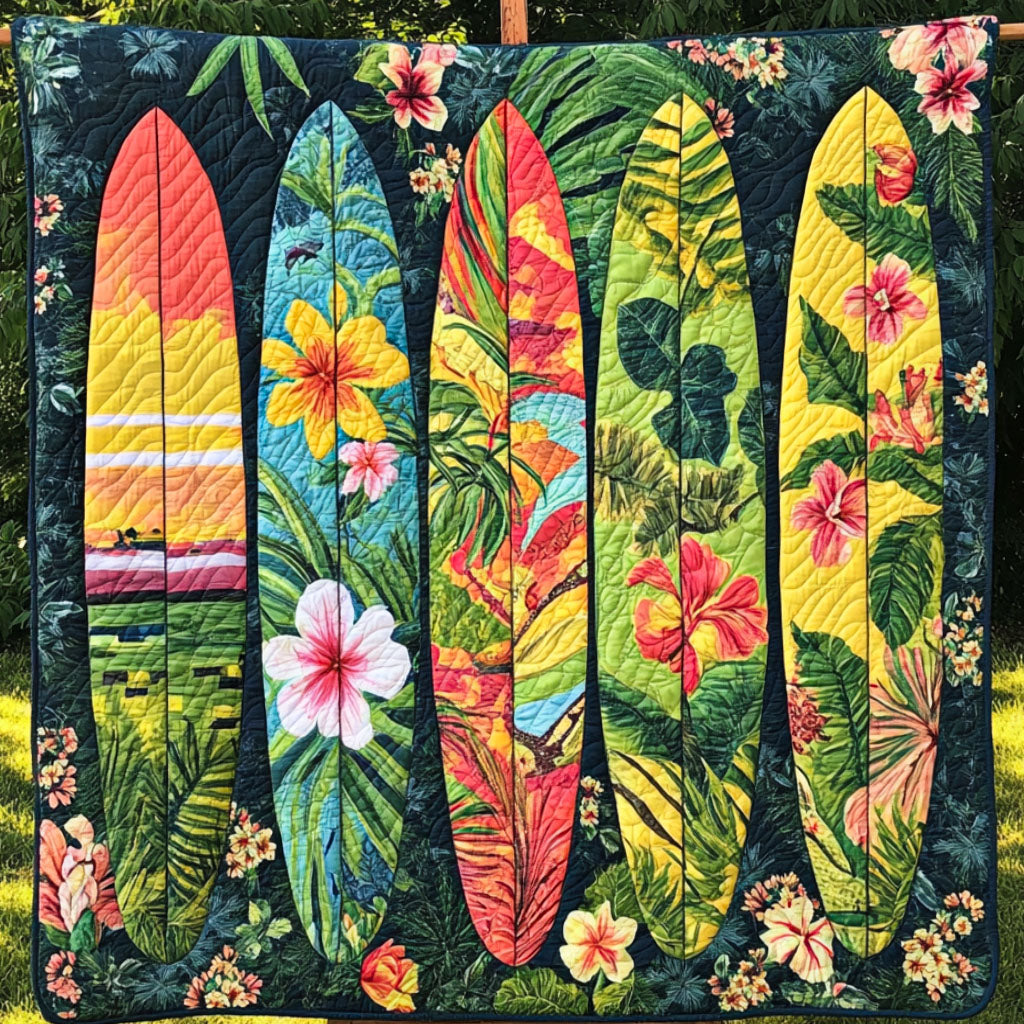 Seaside Dreams Quilted Blanket