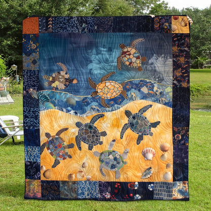 Seaside Journey Quilted Blanket
