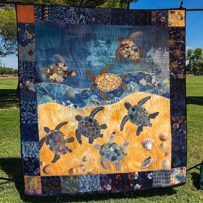 Seaside Journey Quilted Blanket