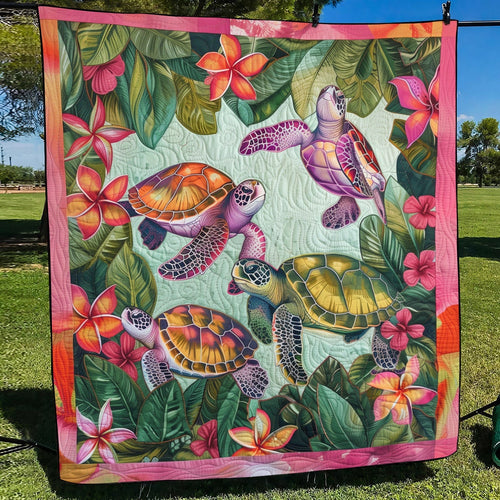 Seaside Sanctuary Quilted Blanket
