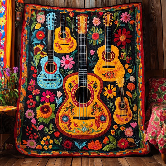Serenata Mexicana Quilted Blanket