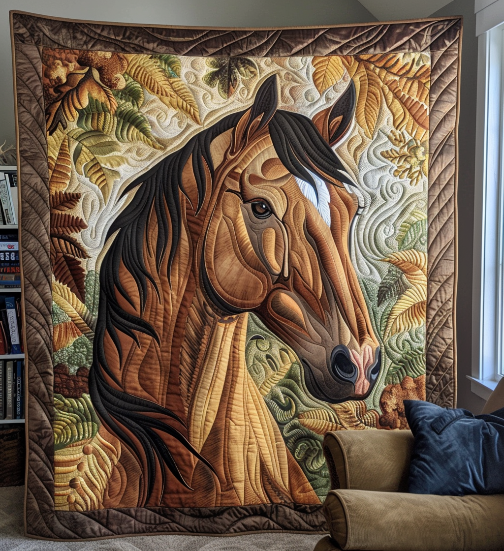 Serene Spirit Quilted Blanket