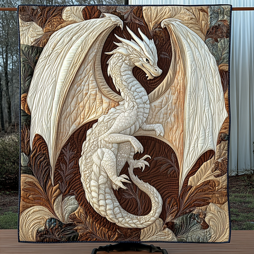 Serene Ember Quilted Blanket