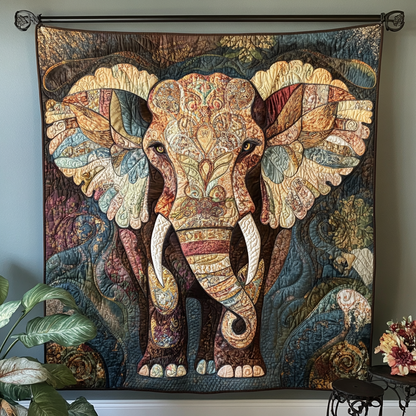 Serengeti Giants Quilted Blanket