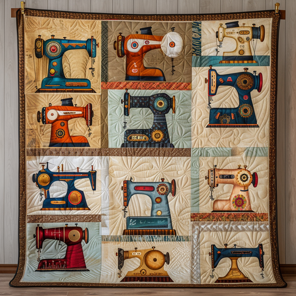 Sewing Enthusiast Quilted Blanket