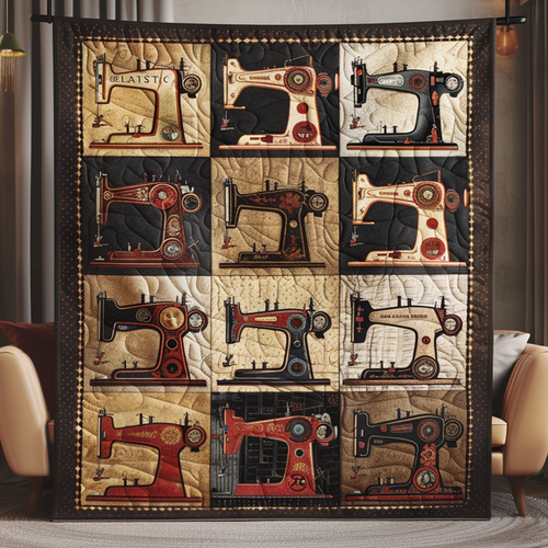 Sewing Heritage Quilted Blanket
